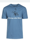 'A Strong-willed Mind Apparel©' Vintage Light Blue Unisex Tee