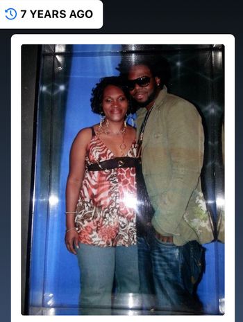 Now Soul Singer, DWELE, and I back in the day at his concert
