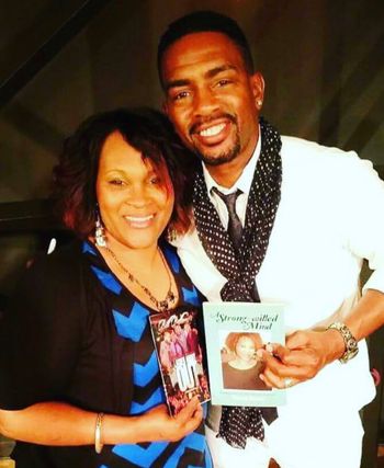 Actor/Comedian Bill Bellamy with my Poetry Book
