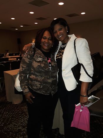Charlene Aaron and I at the Empire Conference
