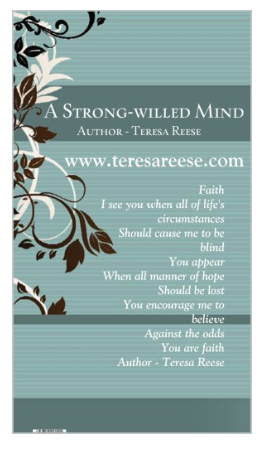 My new 'A Strong-willed Mind' banners are on the way
