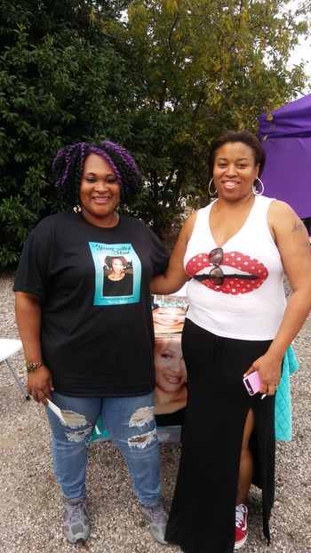 Tamara. Showing her love and support at one of my events
