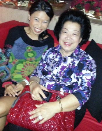 With Grandma rock Mary
