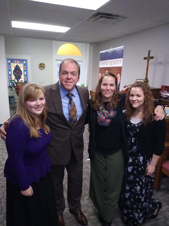 Keith with the precious Lyman Sisters Mercy, Hope and Modesty
