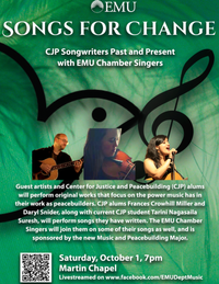 Songs for Change: CJP Songwriters Past and Present