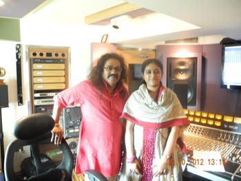 vande mataram album recording @Hariharanji studio ,mumbai

