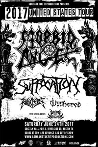 Morbid Angel, Suffocation, Revocation, Withered, and Whore of Bethlehem