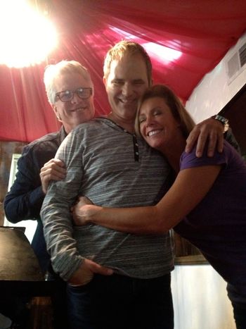 Jon Baker, Ken Stacey and Gigi Worth at a session at my studio
