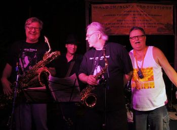 Bill with Mike Walden, John Savage & Scott E. Lind "Pilchuck River Blues Fest." 2012

