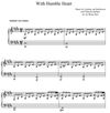 With Humble Heart Sheet Music