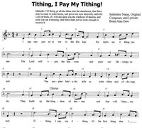 Tithing, I Pay My Tithing!