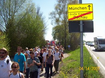Leaving Munich, going to Dachau
