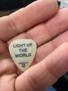 Light Up The World Guitar Pick