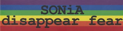 SONiA rainbow sticker