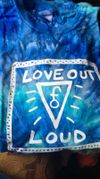 Short Sleeve Tie-Dye Love Out Loud T-Shirts