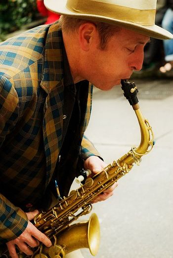 Shoehorn, sax and taps, came up from Portland. Photo by ...   Flickr.

