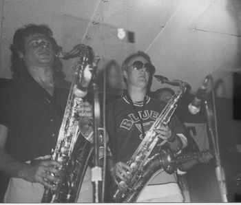 It was a thrill to have the great Tom Scott sit in with Mondo Combo back in the mid-eighties.
