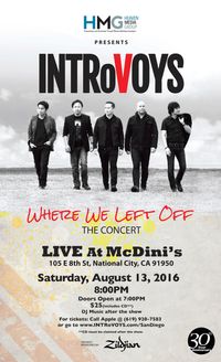 INTRoVOYS - Where We Left Off (the Concert)
