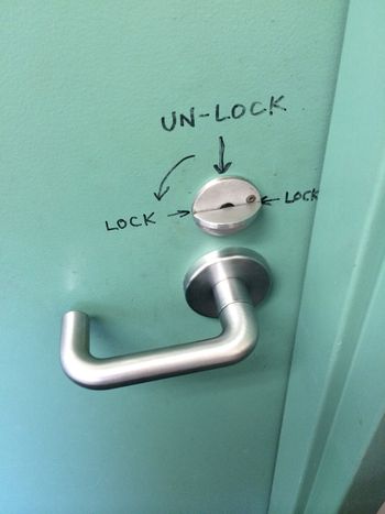Apparently this new style of lock took Toronto by surprise
