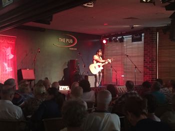 Playing in front of a full house at The Pub- Tamworth 2017

