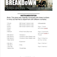 "BREAKDoWN" Concert Band Arrangement