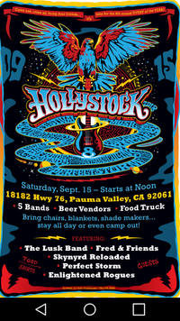 Reloaded Rocks the Hollystock Festival