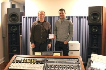 Ehab Medhat with Scott Hull and the Master CD!
