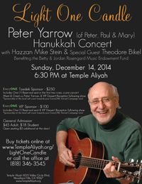 Light One Candle with Peter Yarrow and the Rolling Steins