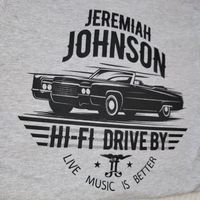 BLOW OUT SALE: SMALL V-NECK GREY - CLASSIC "HI-FI DRIVE BY" DESIGN