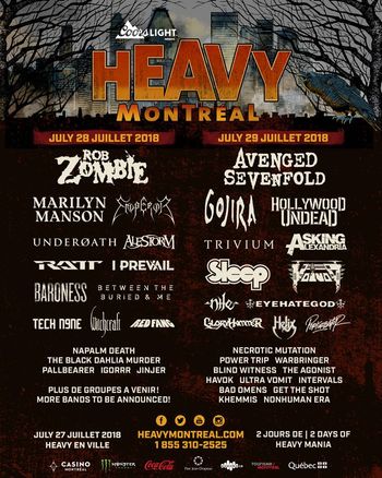 Heavy Montreal 2018
