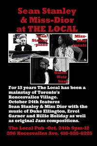 The Sean Stanley Duo & Miss DIor at The Local