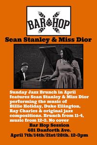 Sunday Jazz Brunch @ BAR HOP on the Danforth