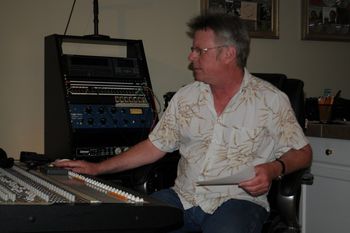 Dan Drilling at the console
