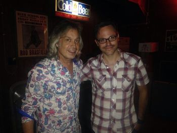 Hanging out with Jim Lauderdale at Station Inn
