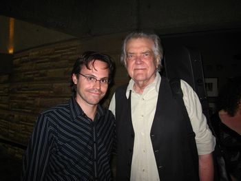 With my hero,Guy Clark. October '09
