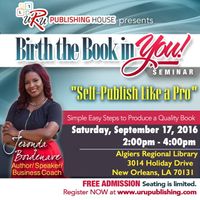 "Birth the Book In You" FREE Seminar