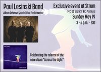 Paul Lesinski Album Release Special Live Performance