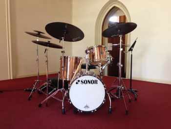 Dave Goodman's Smart Force drums in Tamworth with Three Fall
