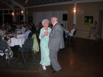 Couple dancing to "Real Good Thing" in Chilliwack
