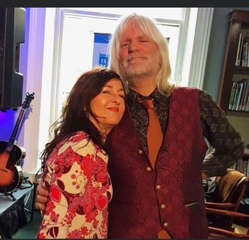 Steve Lucas and I post our Athenaeum Library show Feb 2020.

