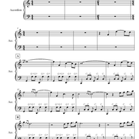 I Have A Dream (accordion EASY) by Sheet Music You