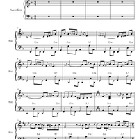 Belle (accordion EASY) by Sheet Music You
