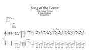 Song of the Forest - Guitar Transcription