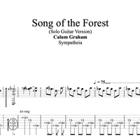 Song of the Forest - Guitar Transcription