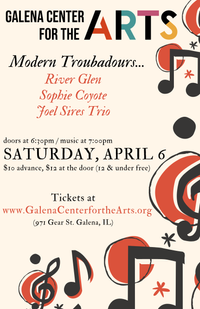River Glen, Sophie Coyote, and Joel Sires Trio in Galena