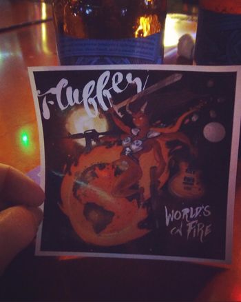 Fluffer sticker at a bar in Florida
