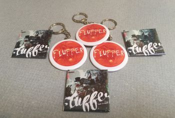 key chains and pins

