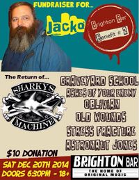 Sharky's Machine Fundraiser Show For Jacko