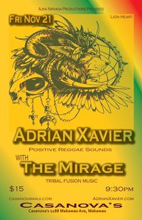 Adrian Xavier, The Mirage and Bass Nymph