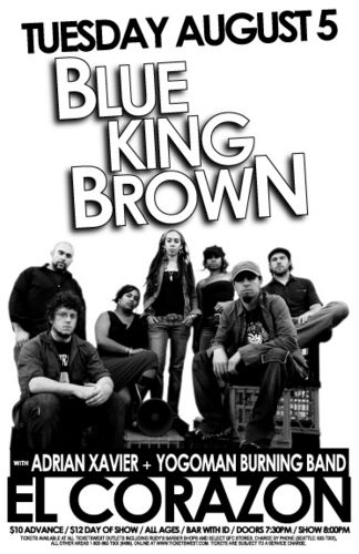 First Seattle Show for the Australian Band Blue King Brown Aug 2008
